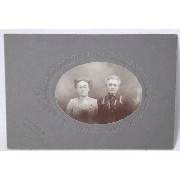 5 Victorian Photographs on Board Men Women Portrait Vintage Black White Picture - Picture 3 of 6